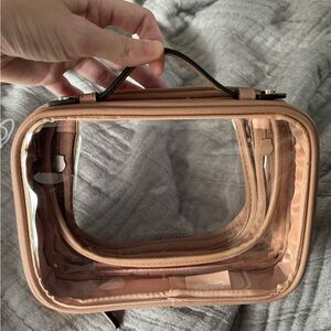 Calpak Caramel small cosmetic case NEW